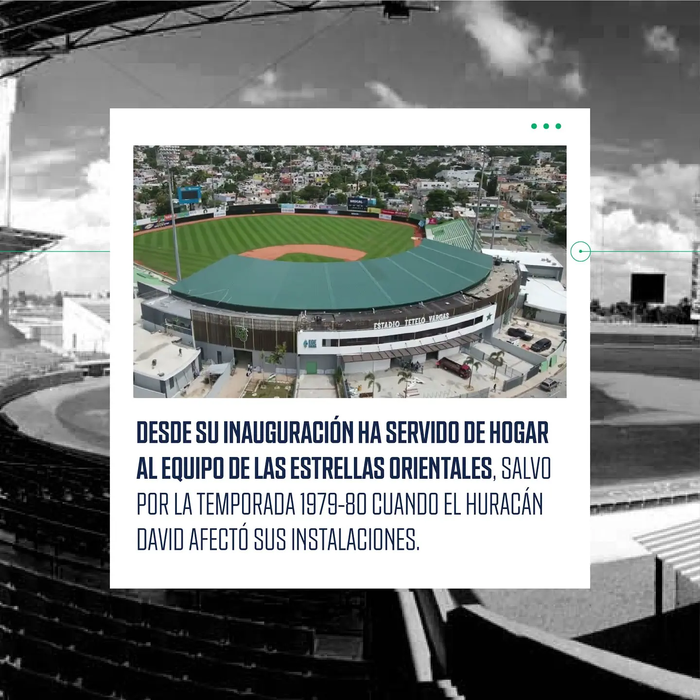 468277816_18469845853017069_2274059904670788610_n | NOTICIARIO RD Cápsula informativa del Estadio Tetelo Varg por la Liga de Béisbol Profesional de la Rep. Dom.