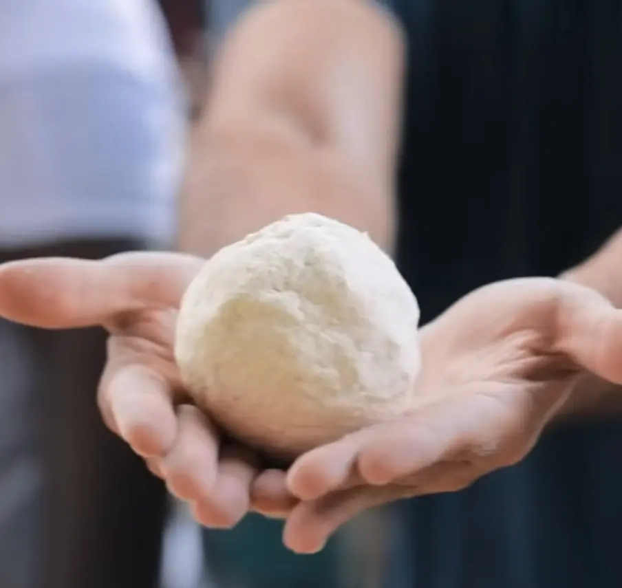 Masa de yuca preparada para la empanada. Foto por Andariego DO