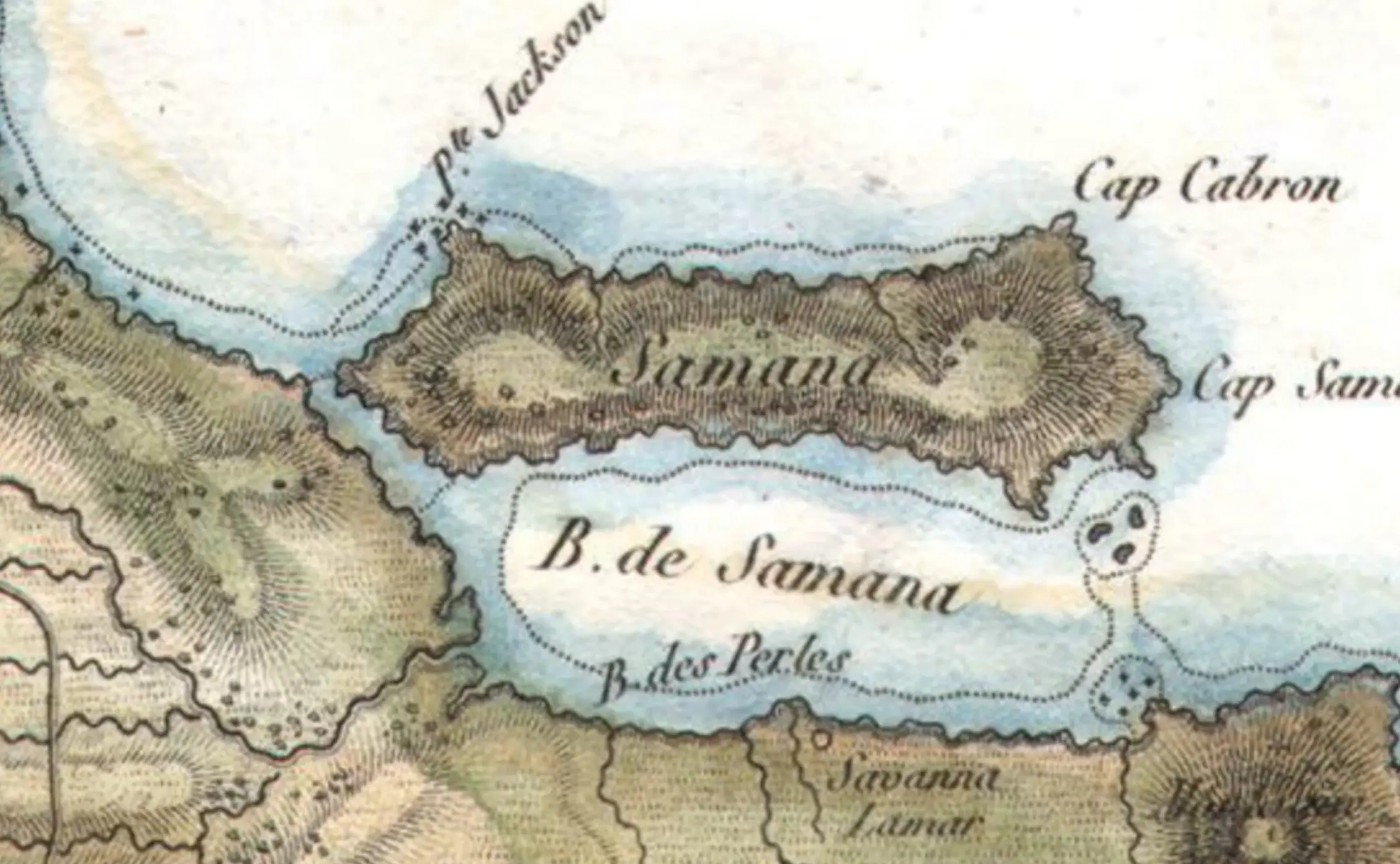 isladeww | NOTICIARIO RD Mapa antiguo de "la isla de Samaná". Cortesía de Kiskeyalife