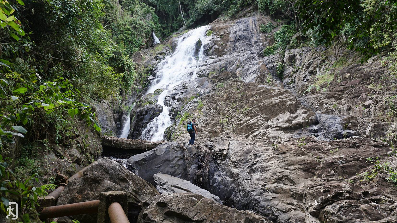 Otro foto de la Cascada Blanca en el Seibo. Cortesía de Andariero DO
