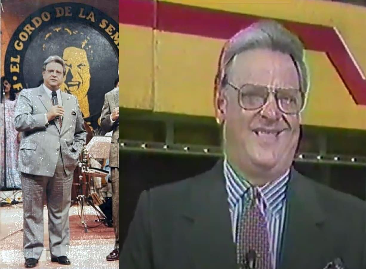 Freddy Beras Goico mientras conducía su programa El Gordo de la Semana. Cortesía de imdb.com.