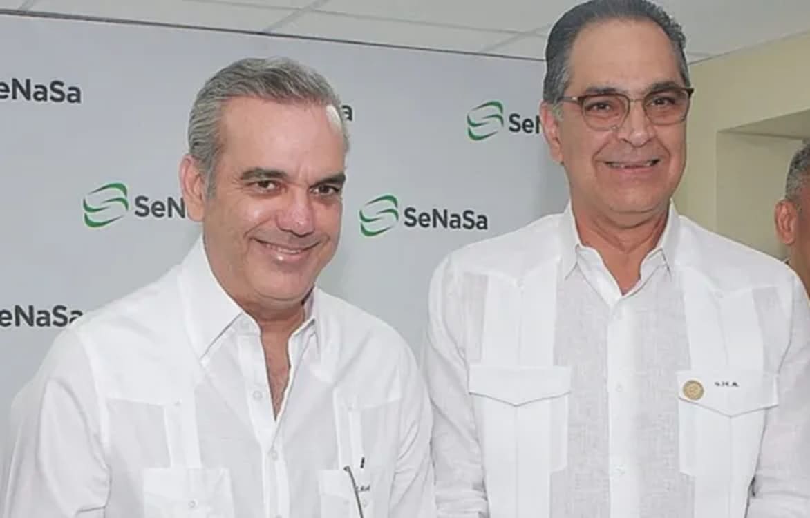 Santiago Hazim y Luis Abinader. Imagen por eljaya.com