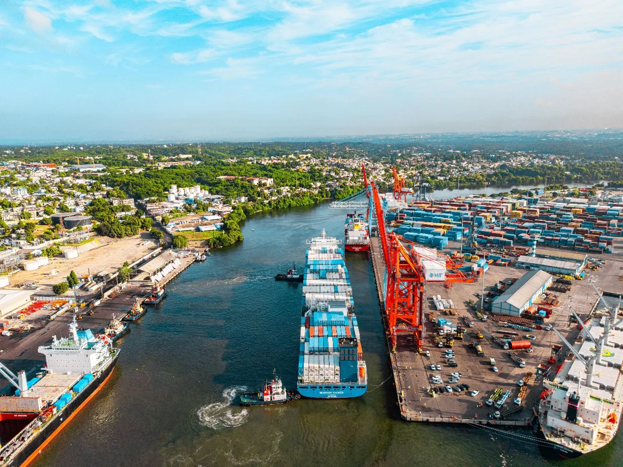 Puerto de Haina en San Cristóbal. Foto por paginauno.do