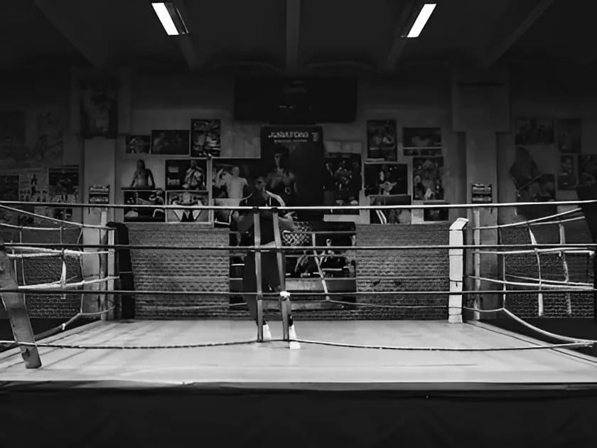 Ring de boxedo década de los 90. Cortesía de wickedboxing