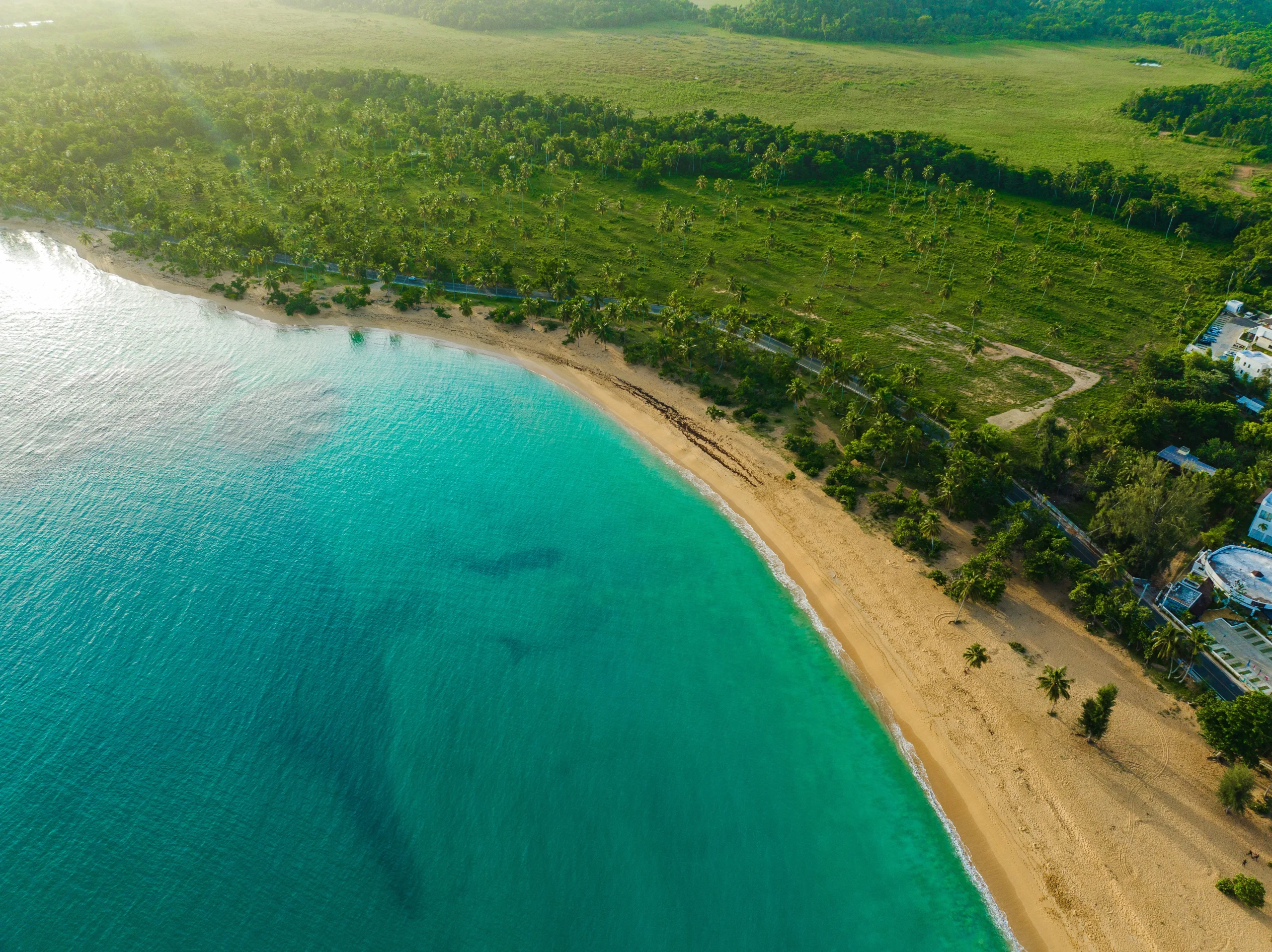 Playa en Las Terrenas. Foto por <a href="https://unsplash.com/@ruddycorporanx?utm_source=unsplash&utm_medium=referral&utm_content=creditCopyText">Ruddy Corporan</a> on <a href="https://unsplash.com/photos/an-aerial-view-of-a-beach-and-a-resort-eV7mZvkdEyc?utm_source=unsplash&utm_medium=referral&utm_content=creditCopyText">Unsplash</a>