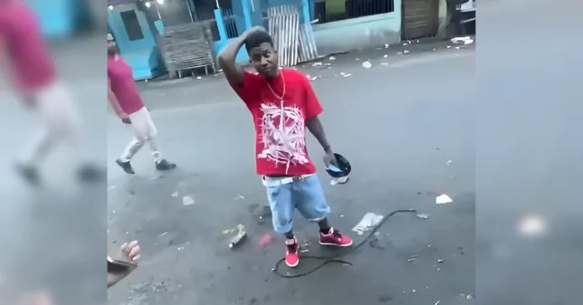 Graban al reconocido Sicokario tras salir de Africano con mi Barrio