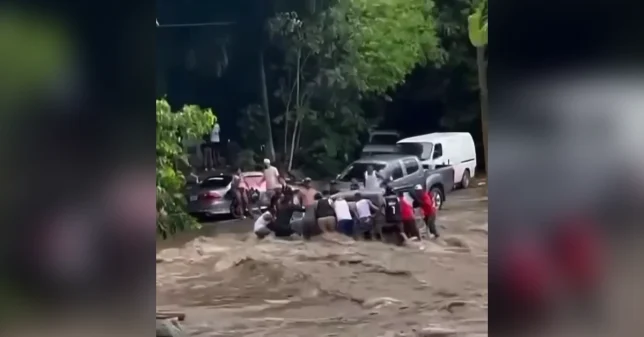 Alarmante incidente entre bañistas en río Inaje se vuelve viral en redes