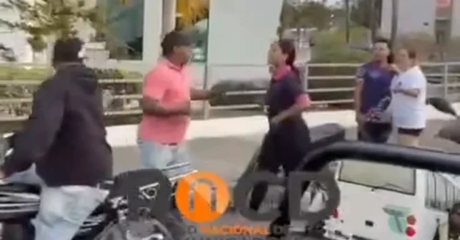 Captan alarmante incidente entre pareja y un hombre en Moca