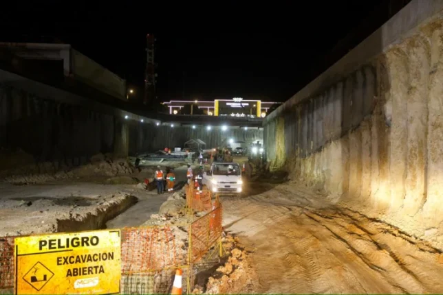 Túnel Plaza Bandera avanza y transforma la movilidad en Santo Domingo