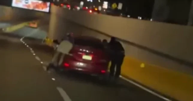 VIDEO de aparatoso incidente en avenida Prolongación 27 se vuelve viral