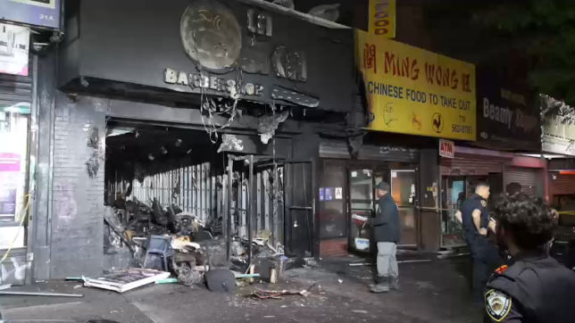 Cinco personas resultan afectadas por incendio en barbería dominicana del Bronx