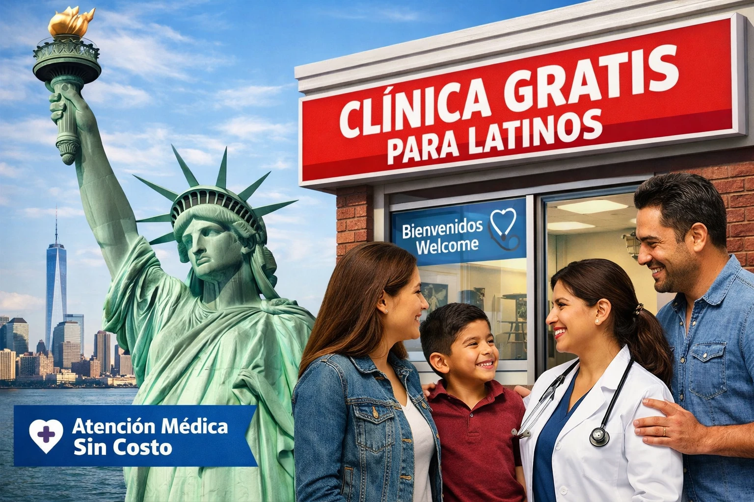 Foto de ilustracion de clinica gratis en NYC