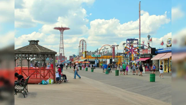 Capturan una enorme pitón birmana de más de 8 pies en Coney Island, Nueva York