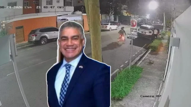 Embajador Holi Matos reporta situacion con elementos y su esposa en el DN
