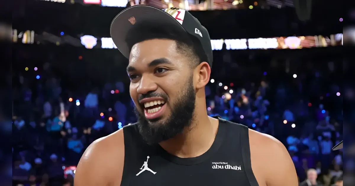 Karl Anthony Towns ganador de la copa nba