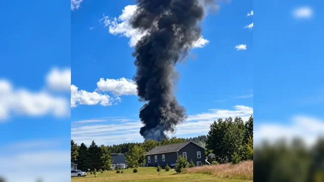 Piloto se eyecta de un F-16 antes de incidente en Michigan