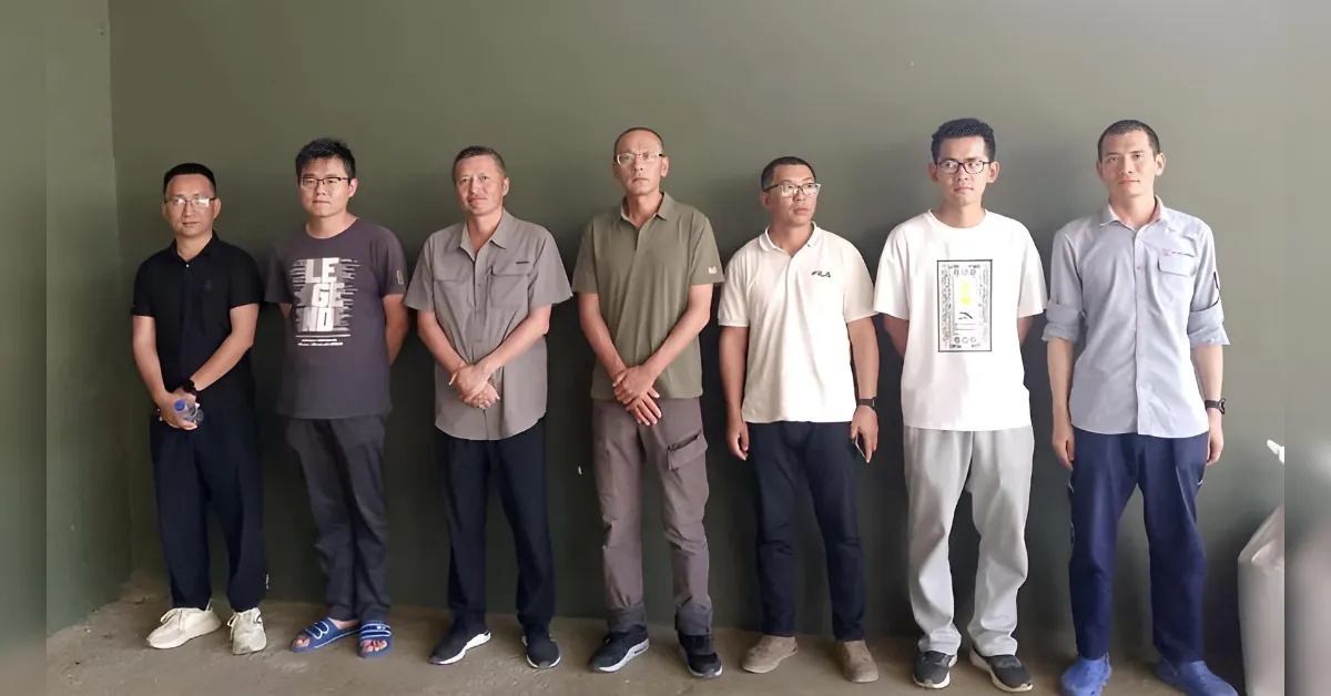 siete ciudadanos chinos detenidos